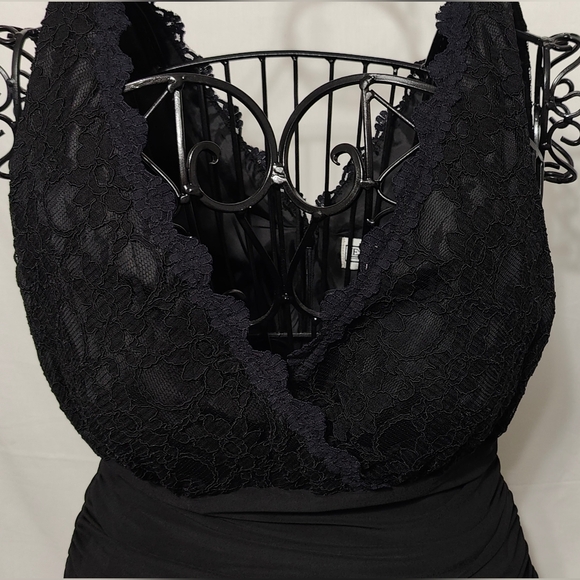 Jessica Howard Black Slimming Formal Dress - Size 14 - NWT - Picture 5 of 11